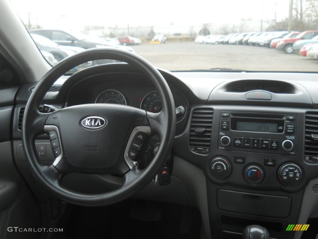 2008 Optima LX - Deep Ocean Blue / Gray photo #4