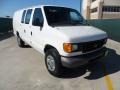 Oxford White - E Series Van E350 Commercial Extended Photo No. 1