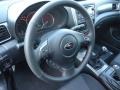 Carbon Black 2011 Subaru Impreza WRX Sedan Steering Wheel