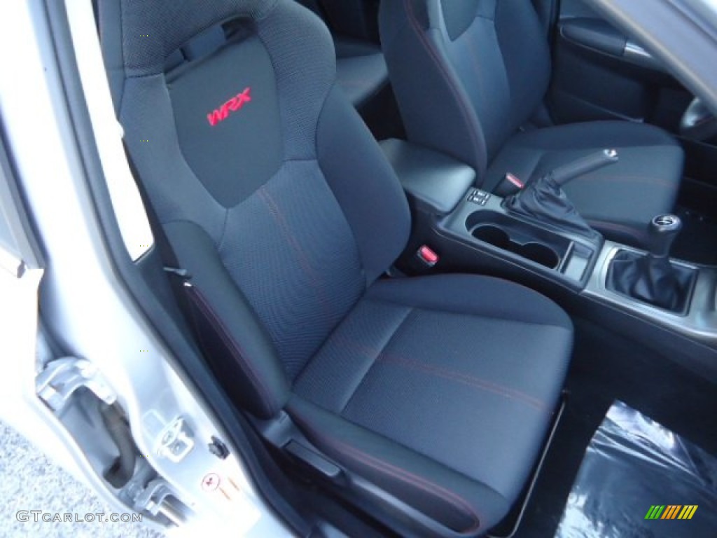 Carbon Black Interior 2011 Subaru Impreza WRX Sedan Photo #62821578