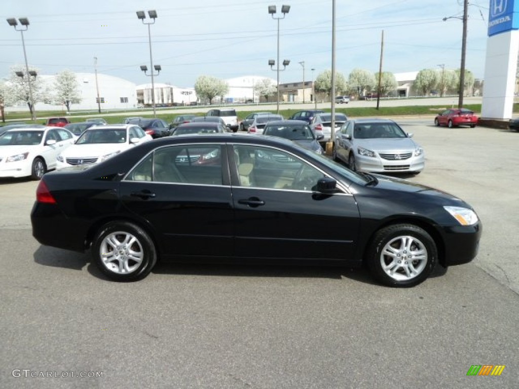 2006 Accord EX Sedan - Nighthawk Black Pearl / Ivory photo #6