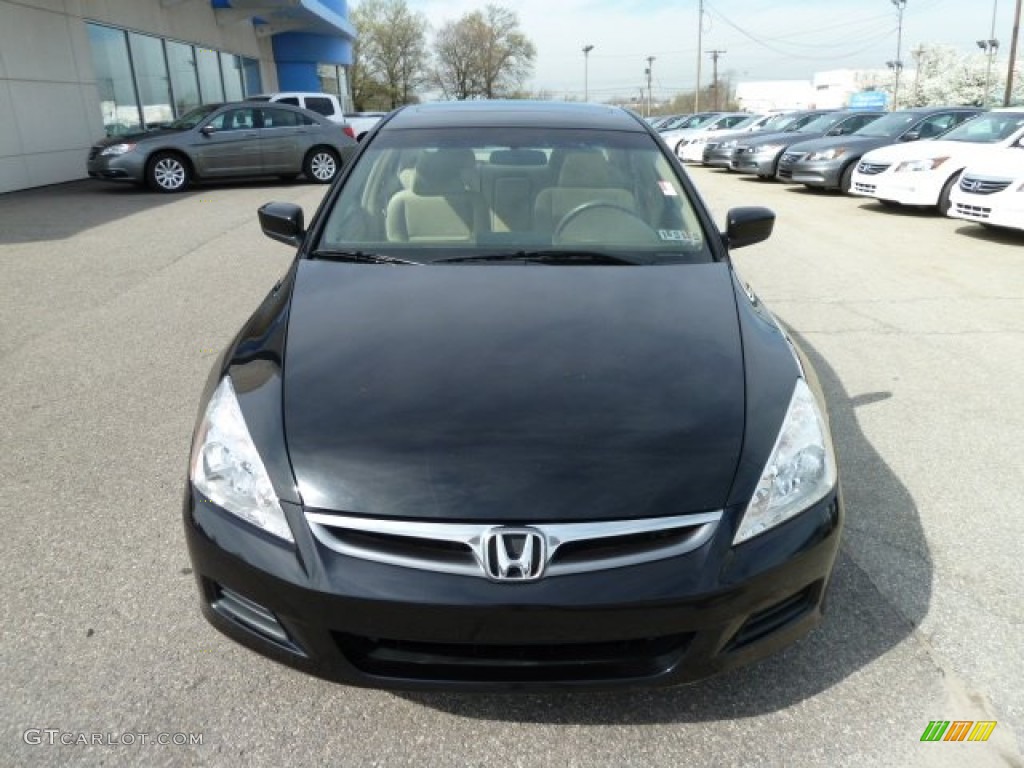 2006 Accord EX Sedan - Nighthawk Black Pearl / Ivory photo #8