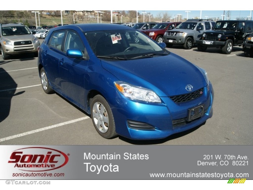 2009 Matrix S AWD - Blue Streak Metallic / Ash Gray photo #1