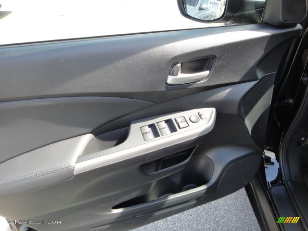 2012 CR-V EX-L 4WD - Crystal Black Pearl / Black photo #14