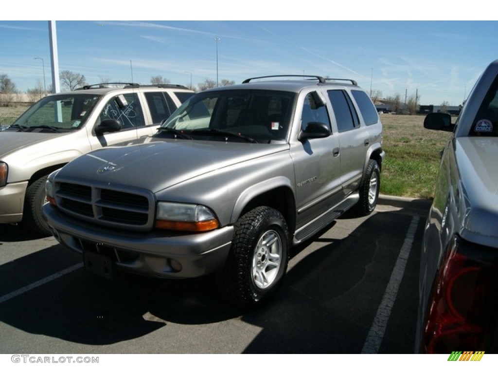 2001 Durango SLT 4x4 - Bright Platinum Metallic / Dark Slate Gray photo #4
