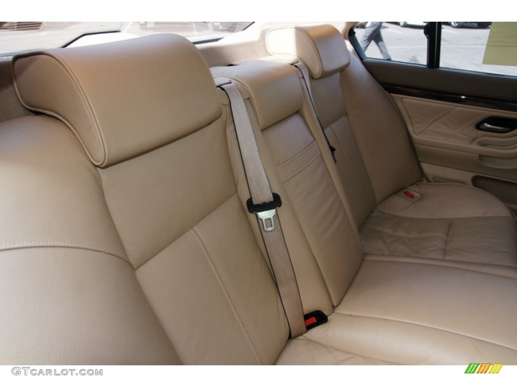 2001 7 Series 740i Sedan - Cosmos Black Metallic / Sand Beige photo #15