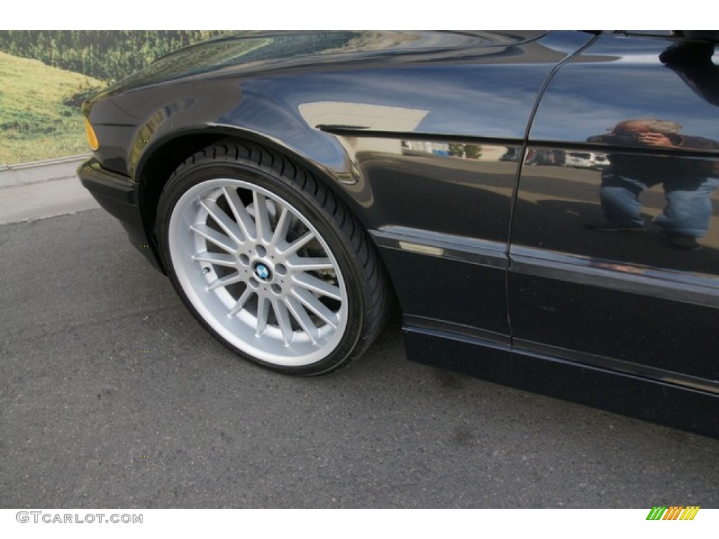 2001 7 Series 740i Sedan - Cosmos Black Metallic / Sand Beige photo #26