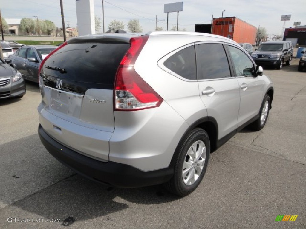2012 CR-V EX-L 4WD - Alabaster Silver Metallic / Black photo #5