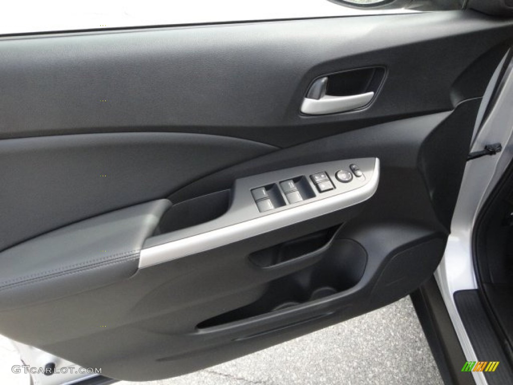 2012 CR-V EX-L 4WD - Alabaster Silver Metallic / Black photo #14