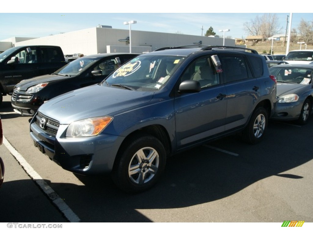 2009 RAV4 4WD - Elusive Blue Metallic / Ash Gray photo #4