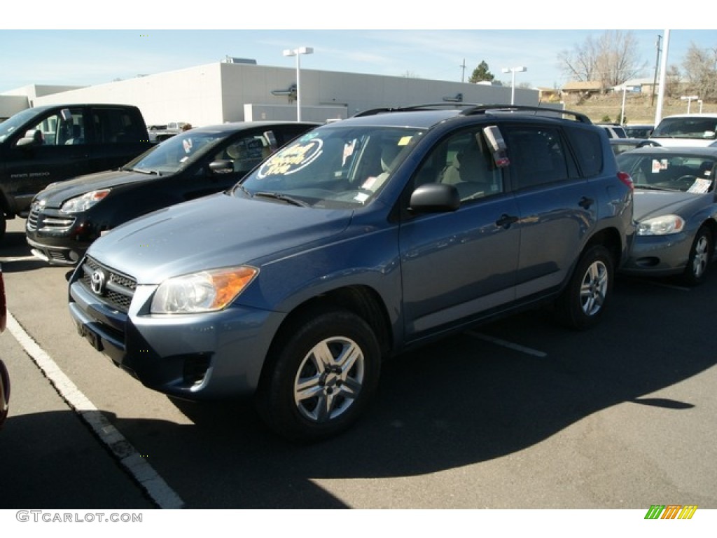 2009 RAV4 4WD - Elusive Blue Metallic / Ash Gray photo #4