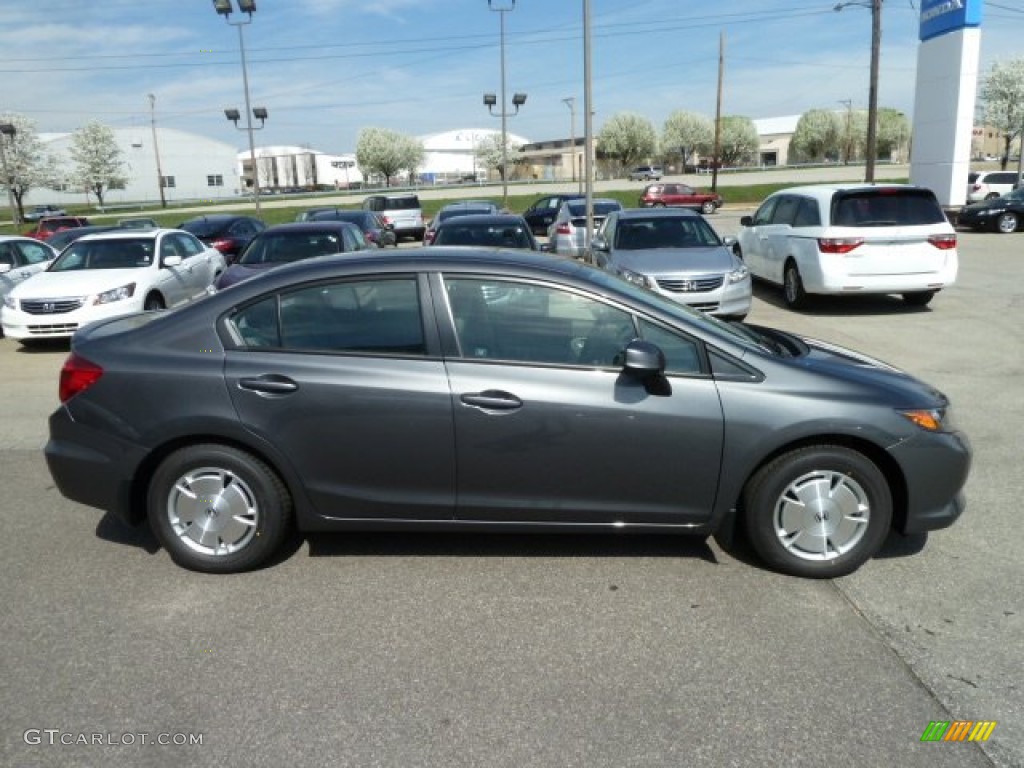 Polished Metal Metallic 2012 Honda Civic HF Sedan Exterior Photo #62824156