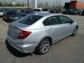 Alabaster Silver Metallic 2012 Honda Civic Si Sedan Exterior