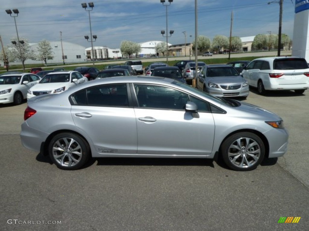 Alabaster Silver Metallic 2012 Honda Civic Si Sedan Exterior Photo #62824321