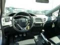 Black 2012 Honda Civic Si Sedan Dashboard
