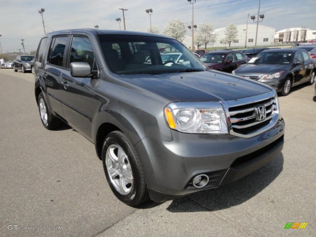 Polished Metal Metallic 2012 Honda Pilot EX 4WD Exterior Photo #62824495