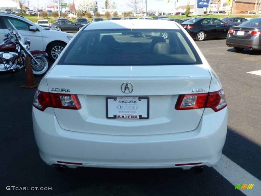 2009 TSX Sedan - Premium White Pearl / Ebony photo #5