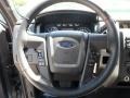 Steel Gray 2012 Ford F150 XLT SuperCrew Steering Wheel