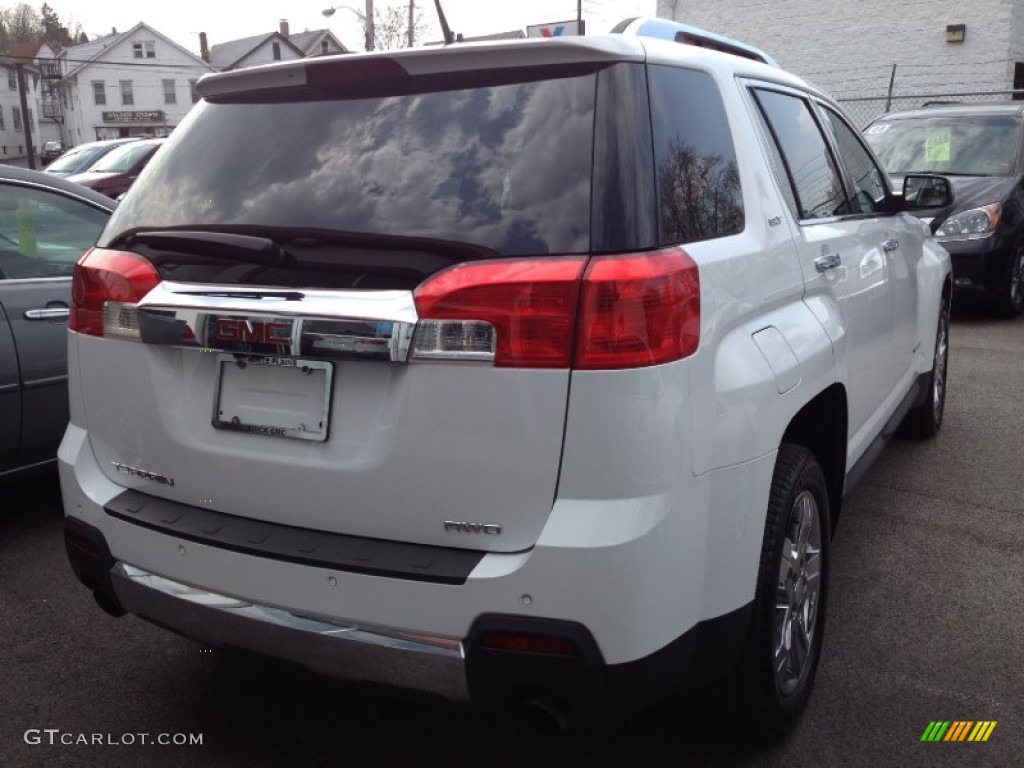 2012 Terrain SLT AWD - Olympic White / Light Titanium photo #6