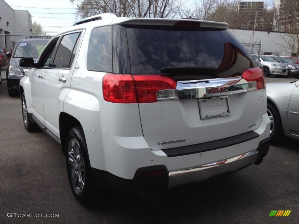 2012 Terrain SLT AWD - Olympic White / Light Titanium photo #8