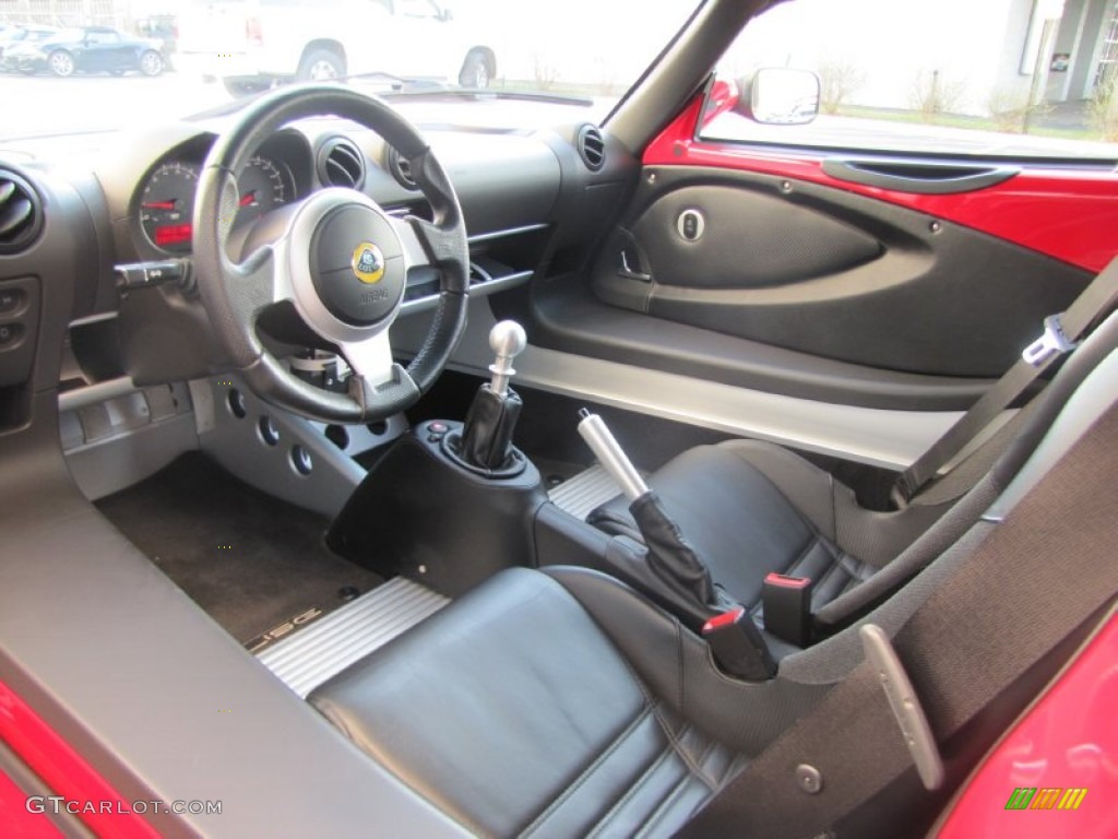 Black Interior 2008 Lotus Elise SC Supercharged Photo #62827903