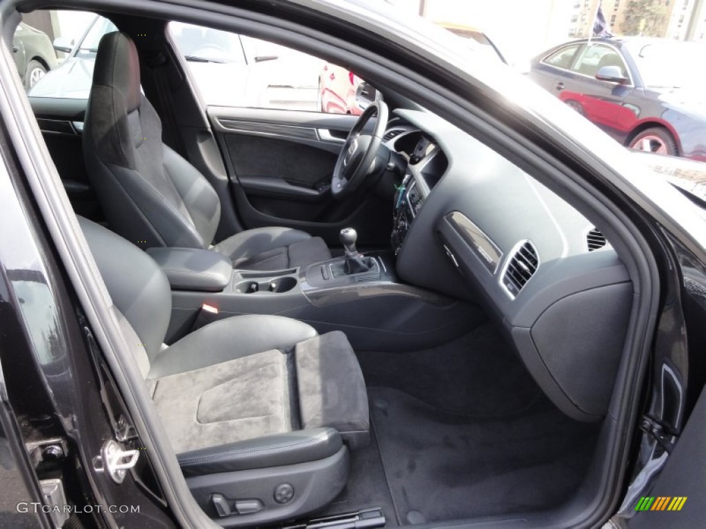 Black Interior 2010 Audi S4 3.0 quattro Sedan Photo #62828329