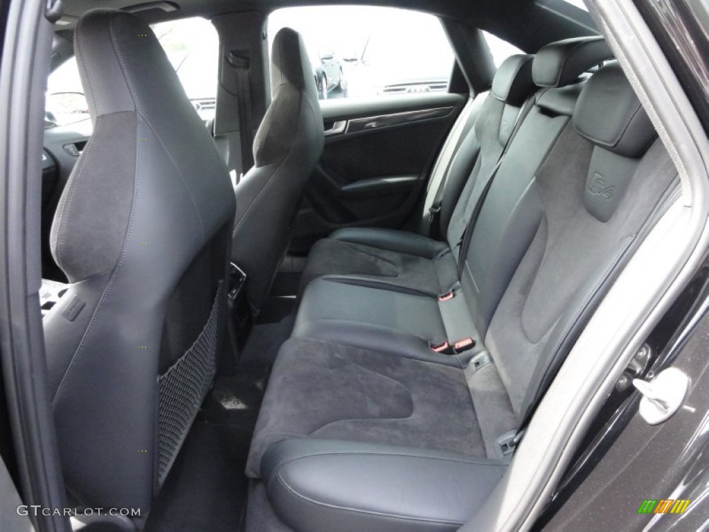 Black Interior 2010 Audi S4 3.0 quattro Sedan Photo #62828353