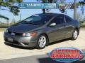 2008 Galaxy Gray Metallic Honda Civic EX Coupe  photo #1