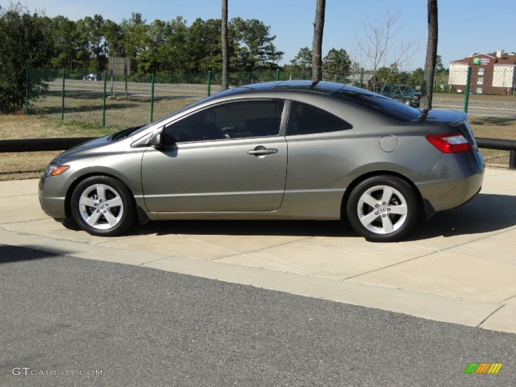 Galaxy Gray Metallic 2008 Honda Civic EX Coupe Exterior Photo #62829352