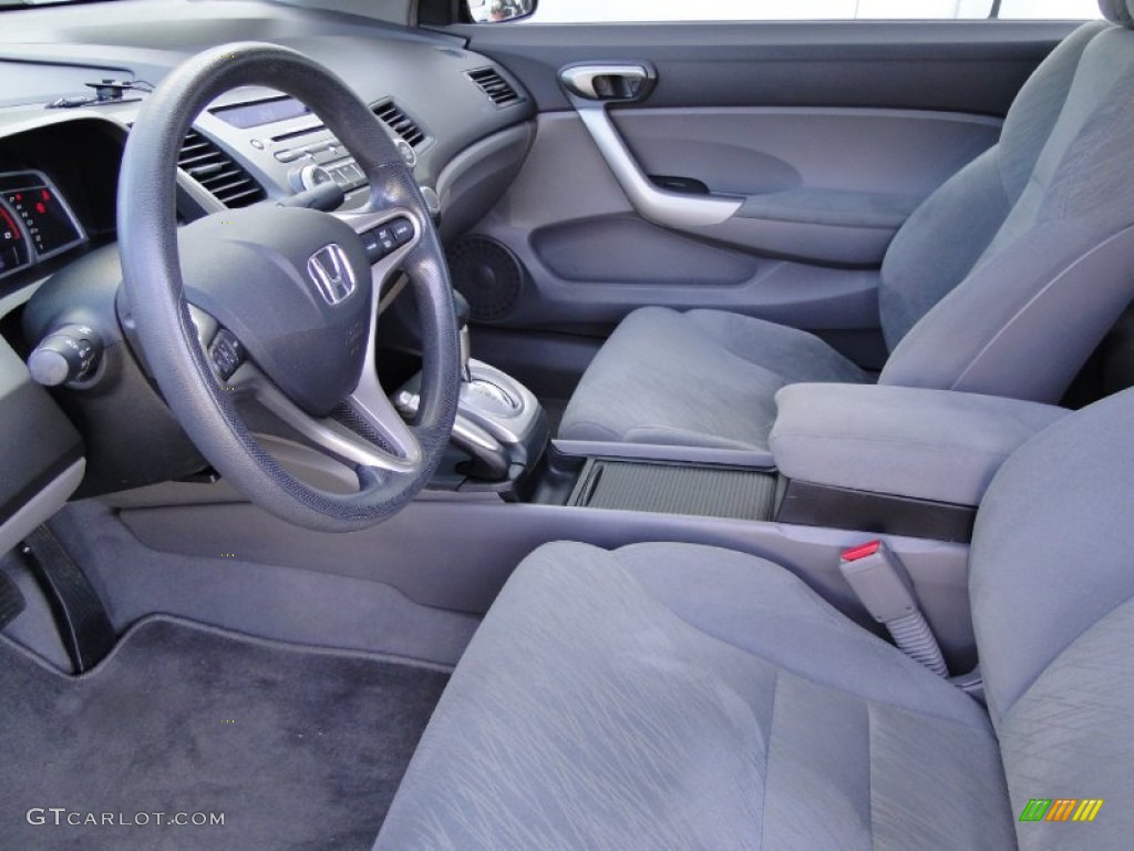 Gray Interior 2008 Honda Civic EX Coupe Photo #62829385
