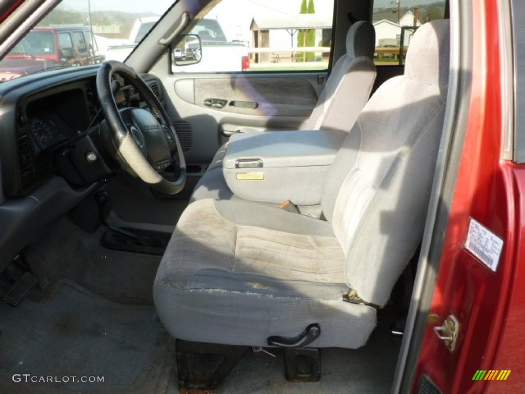 1997 Ram 1500 SLT Extended Cab 4x4 - Metallic Red / Mist Gray photo #10