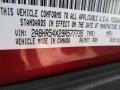 PRH: Inferno Red Crystal Pearl 2009 Chrysler Town & Country Touring Color Code