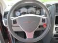 2009 Chrysler Town & Country Medium Pebble Beige/Cream Interior Steering Wheel Photo