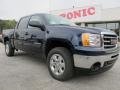 2012 Midnight Blue Metallic GMC Sierra 1500 SLE Crew Cab 4x4  photo #1