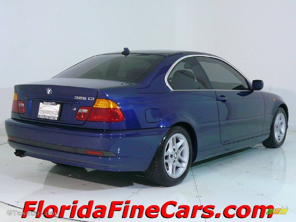 2004 3 Series 325i Coupe - Mystic Blue Metallic / Grey photo #2