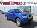 2012 Metallic Blue Nissan Frontier SV Crew Cab 4x4  photo #1