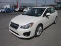 2012 Satin White Pearl Subaru Impreza 2.0i Premium 4 Door  photo #3