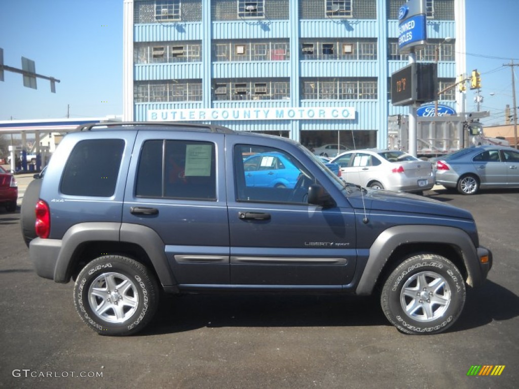 2002 Liberty Sport 4x4 - Steel Blue Pearlcoat / Dark Slate Gray photo #1