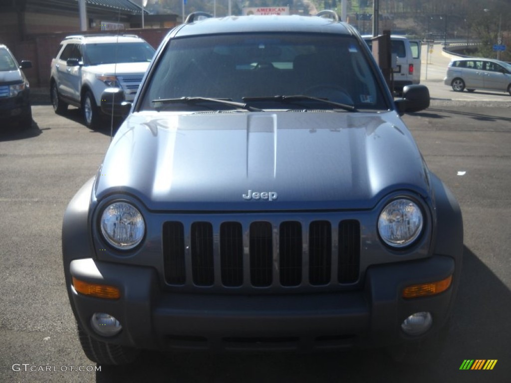 2002 Liberty Sport 4x4 - Steel Blue Pearlcoat / Dark Slate Gray photo #7