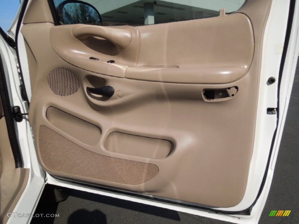 1997 Ford F150 XLT Extended Cab 4x4 Medium Prairie Tan Door Panel Photo #62835915