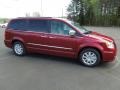 2012 Deep Cherry Red Crystal Pearl Chrysler Town & Country Touring - L  photo #3
