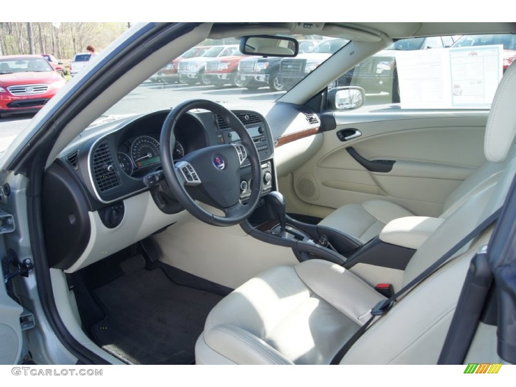 Parchment Interior 2007 Saab 9-3 2.0T Convertible Photo #62836186