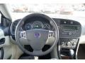 Parchment 2007 Saab 9-3 2.0T Convertible Steering Wheel