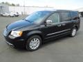 2012 Brilliant Black Crystal Pearl Chrysler Town & Country Touring - L  photo #1