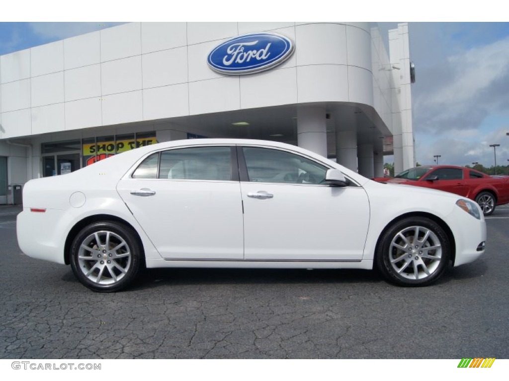Summit White 2010 Chevrolet Malibu LTZ Sedan Exterior Photo #62836326