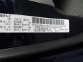 PBU: True Blue Pearl 2012 Chrysler Town & Country Touring Color Code