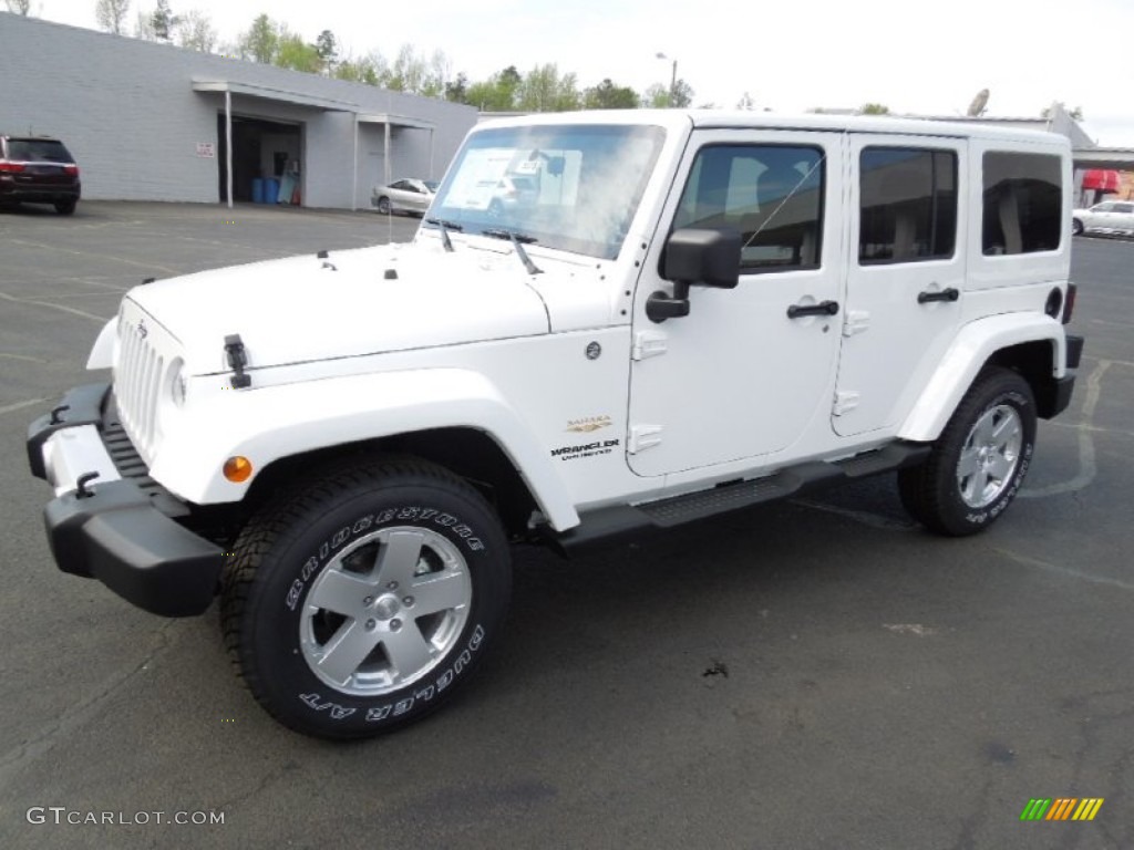 Jeep Wrangler Unlimited White Lifted
