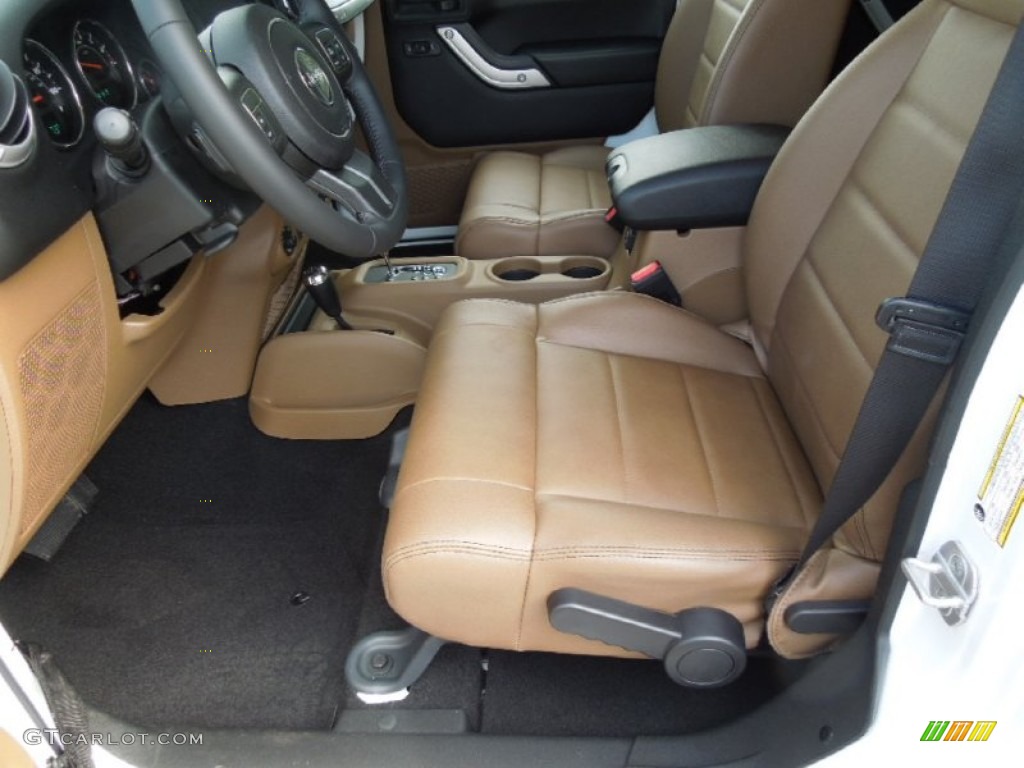 2012 Jeep Wrangler Unlimited Sahara 4x4 Front Seat Photo #62836892