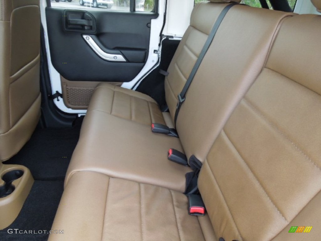 2012 Jeep Wrangler Unlimited Sahara 4x4 Rear Seat Photo #62836940