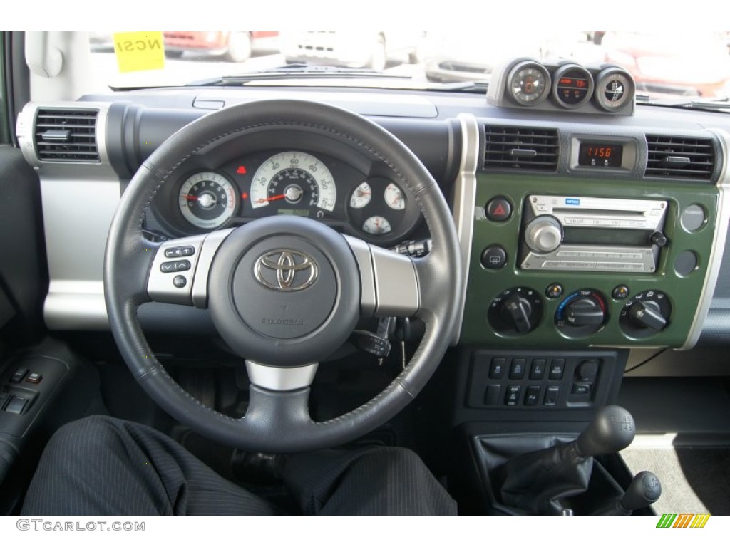 2010 Toyota FJ Cruiser 4WD Dark Charcoal Dashboard Photo #62837079